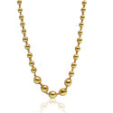 Gold Plated Ball Chain Necklace