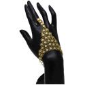 Designer Gold Plated Stone Finger Set
