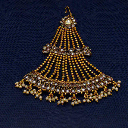 Antique Bridal Jhumar/Side Tikka/Netti Chutti/Mang Tikka