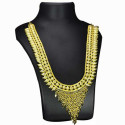 Elegant Gold Plated Bridal Mango Long Necklace