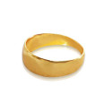 Micro Gold plated Designer Plain Finger Ring