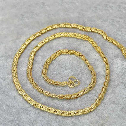 Designer Micro Gold Plated Eyeball Chain