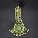 One Step Green Nettichutti/Mang Tikka Temple Jewellery