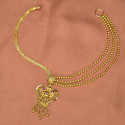 Gold Plated Half Matha Patti Maang Tikka Hair Jewellery