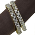 One Gram Gold American Diamond Net Bangles Set