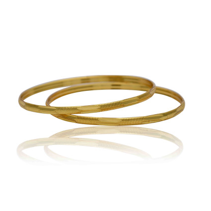Gold plated Designer MC Bangles