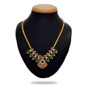 Kerala traditional simple Green Nagapadam Necklace