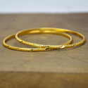 Gold Plated Medium MC Designer Bangles