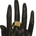 Premium Gold Plated Gent's AD Stone Finger Ring