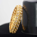Antique Finish Kundan Screw Bangle Kada for women