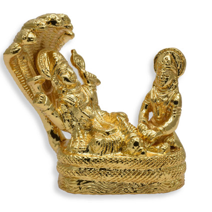 One Gram Gold Plated Padmanabha/ Vishnu Idol