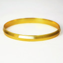 Trendy Gold Plated Gent's Open Thin Bangle/ Kada