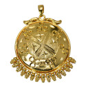 Beautiful Gold Plated Designer Big Pendant