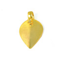 Gold Plated Traditional Plain Thali Pendant