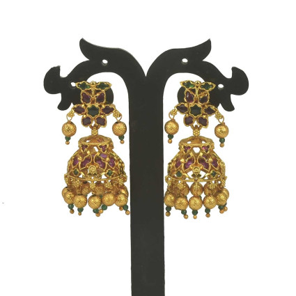 Beautiful Matte Multicolour Kemp Jimikki Earrings