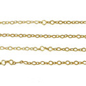 Micro Gold Plated Delicate Link Chain Anklets Payal
