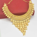 Bridal Gold Plated Head Coin Elakkathali Necklace