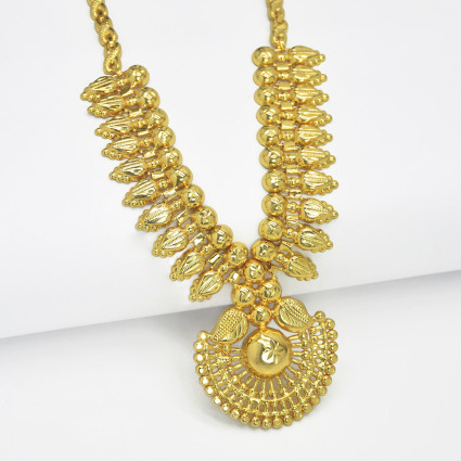 Traditional Micro Gold Plated Bubbles Jasmine Necklace