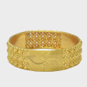 Kollam Supreme Gold Plated Designer Broad Bangle