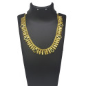 Gold Plated Kerala Traditional Jasmine Buds Nagapadam Necklace 