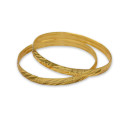 Gold Plated Designer Baby Girls Bangle Set