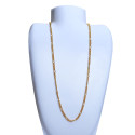 ONE GRAM GOLD TRENDY THIN FIGARO UNISEX SACHIN CHAIN 8P