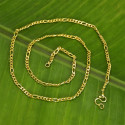 ONE GRAM GOLD TRENDY THIN FIGARO UNISEX SACHIN CHAIN 8P