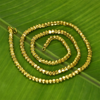 One Gram Gold Kerala Vadakkum Nathan Chain 8P