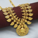 Traditional Micro Gold Plated Bubbles Mango Necklace