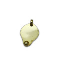 Gold Plated Traditional Plain Thali Pendant