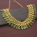 South Indian Premium Gold Plated Nagapadam Choker