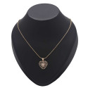 Imitation Fancy Stone Heart Chain With Pendant