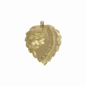 Designer Gold Plated Om Ila Thali Pendant