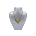 Gold Plated Double Palakka Necklace for Girls