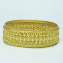 Ethnic Gold Plated Broad Designer Bridal Bangle
