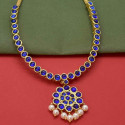Real Temple Jewellery Emeralds Adigai Necklace
