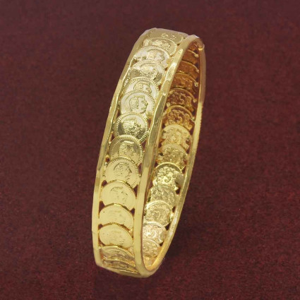 Traditional Gold Plated Head Kasu Bangle/ Kasuvala