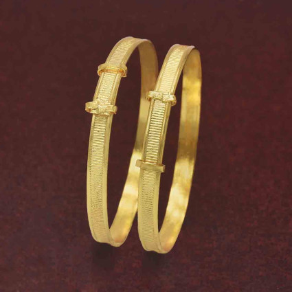 Gold Plated Baby Bangles