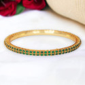 Premium Semiprecious Stone Paving Bangle For Women