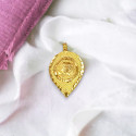Stunning Gold Plated Om Thali Pendant