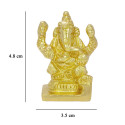 Gold Plated Small Ganesha Idol