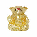 Small Gold Plated Lambodara/Vinayaka Idol