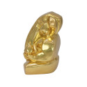 Gold Plated Lambodara/Vinayaka idol