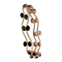 Adorable Rose Gold Plated American Diamond Stone Bangles