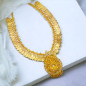 Ethnic Gold Plated Lakshmi Stone Necklace