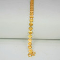 Stylish Gold Plated Designer Leaf Bracelet For Girls
