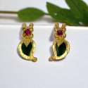 Beautiful Gold Plated Traditional Mango Ear Studs