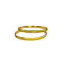 Cute Gold Plated Designer Baby Bangles For 3-6 Months