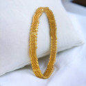Gold plated Zigzag design Bangle
