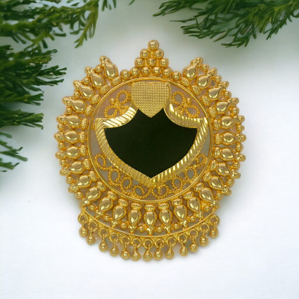 Designer Premium Gold Plated Palakka Pendant